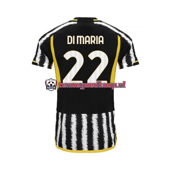 Thuis Tenue van Juventus Angel Di Maria 22 Heren 2023-24 Korte Mouw