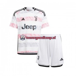 Uit Tenue van Juventus Kind 2-13 jaar 2023-24 Korte Mouw