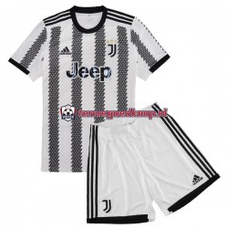 Thuis Tenue van Juventus Kind 2-13 jaar 2022-23 Korte Mouw