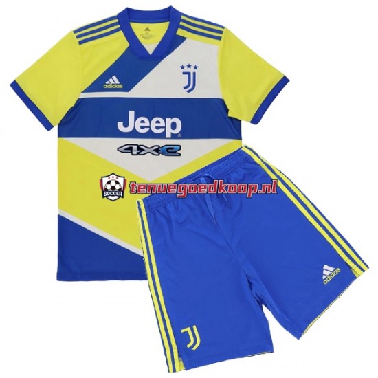 3de Tenue van Juventus Kind 2-13 jaar 2021-22 Korte Mouw