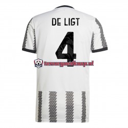 Thuis Tenue van Juventus De Ligt 4 Heren 2022-23 Korte Mouw