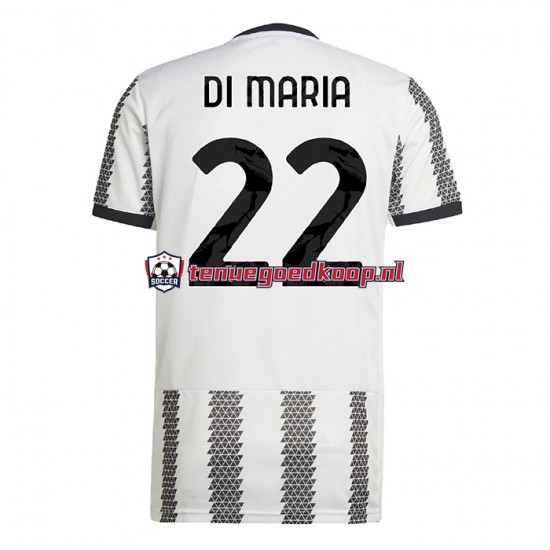 Thuis Tenue van Juventus Di Maria 22 Heren 2022-23 Korte Mouw