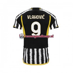 Thuis Tenue van USA Juventus Dn Vlahovic 9 Heren 2023-24 Korte Mouw