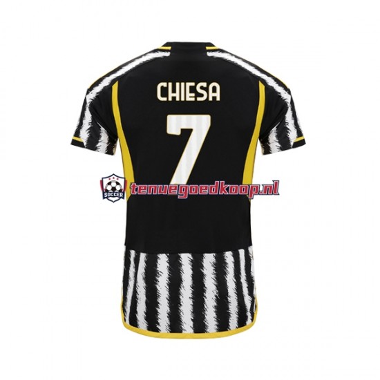 Thuis Tenue van Juventus Federico Chiesa 7 Heren 2023-24 Korte Mouw