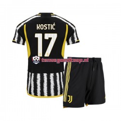 Thuis Tenue van Juventus Filip Kostic 17 Kind 2-13 jaar 2023-24 Korte Mouw