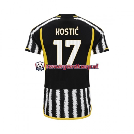 Thuis Tenue van Juventus Filip Kostic 17 Heren 2023-24 Korte Mouw