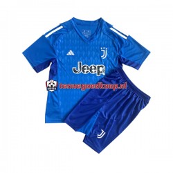 Thuis Tenue van Juventus Keepersshirt Kind 2-13 jaar 2023-24 Korte Mouw