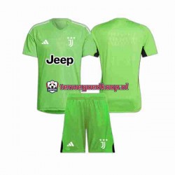 3de Tenue van Juventus Keepersshirt Kind 2-13 jaar 2023-24 Korte Mouw