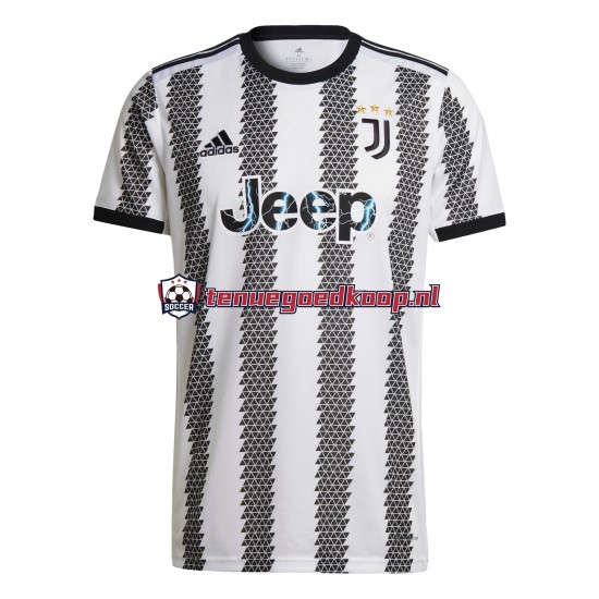 Thuis Tenue van Juventus Heren 2022-23 Korte Mouw