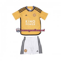 3de Tenue van Leicester City Kind 2-13 jaar 2023-24 Korte Mouw