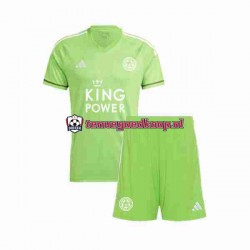 Uit Tenue van Leicester City Keepersshirt Kind 2-13 jaar 2023-24 Korte Mouw