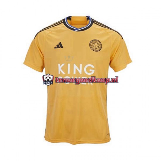 3de Tenue van Leicester City Heren 2023-24 Korte Mouw