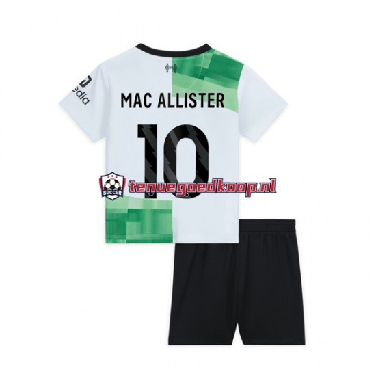 Uit Tenue van Liverpool Alexis Mac Allister 10 Kind 2-13 jaar 2023-24 Korte Mouw