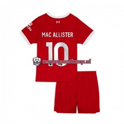 Thuis Tenue van Liverpool Alexis Mac Allister 10 Kind 2-13 jaar 2023-24 Korte Mouw