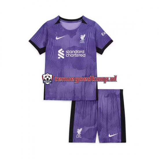 3de Tenue van Liverpool Kind 2-13 jaar 2023-24 Korte Mouw