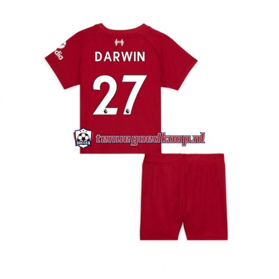 Thuis Tenue van Liverpool Darwin Nunez 27 Kind 2-13 jaar 2022-23 Korte Mouw