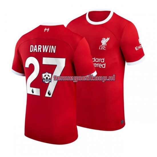 Thuis Tenue van Liverpool Darwin Nunez 27 Heren 2023-24 Korte Mouw