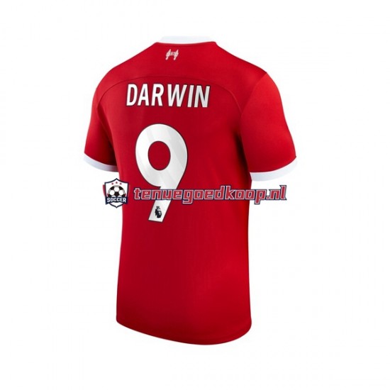 Thuis Tenue van Liverpool Darwin Nunez 9 Heren 2023-24 Korte Mouw