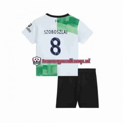 Uit Tenue van Liverpool Dominik Szoboszlai 8 Kind 2-13 jaar 2023 Korte Mouw