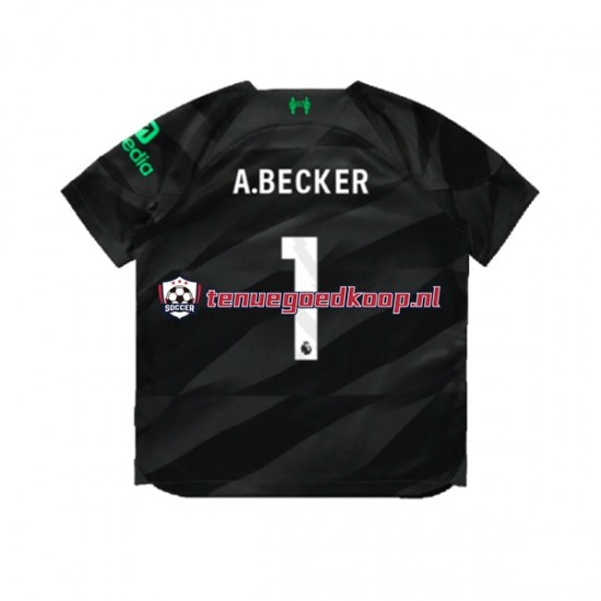 Uit Tenue van Liverpool Keepersshirt A.Becker 1 Heren 2023-24 Korte Mouw