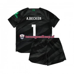 Uit Tenue van Liverpool Keepersshirt A.Becker 1 Kind 2-13 jaar 2023-24 Korte Mouw