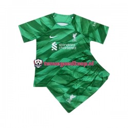 Thuis Tenue van Liverpool Keepersshirt Kind 2-13 jaar 2023-24 Korte Mouw