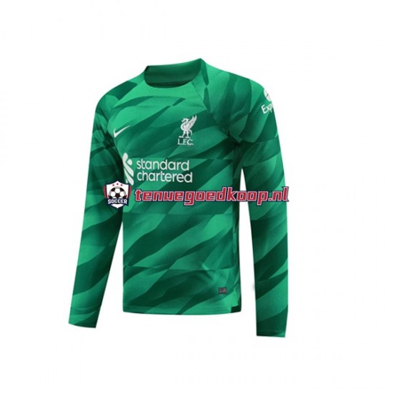 Thuis Tenue van Liverpool Keepersshirt Heren 2023-24 Lange Mouw