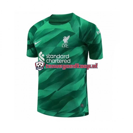 Thuis Tenue van Liverpool Keepersshirt Heren 2023-24 Korte Mouw