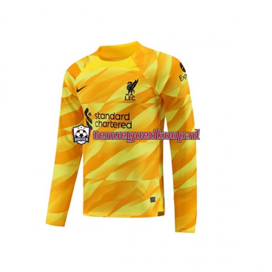 3de Tenue van Liverpool Keepersshirt Heren 2023-24 Lange Mouw