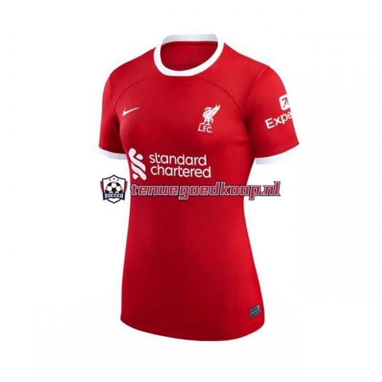 Thuis Tenue van Liverpool Dames 2023-24 Korte Mouw