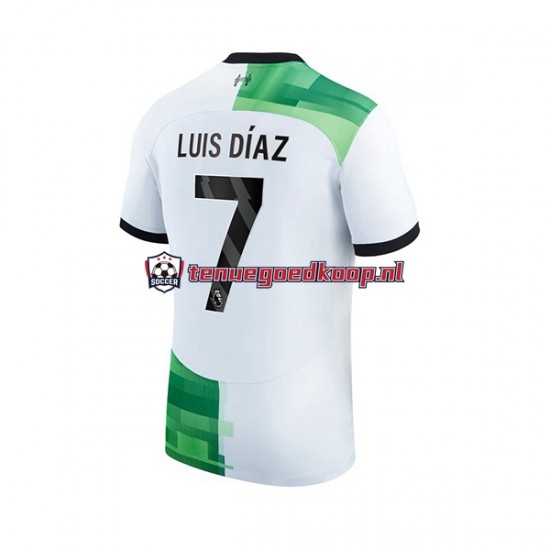 Uit Tenue van Liverpool Luis Diaz 7 Heren 2023-24 Korte Mouw