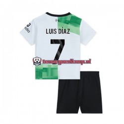 Uit Tenue van Liverpool Luis Diaz 7 Kind 2-13 jaar 2023-24 Korte Mouw