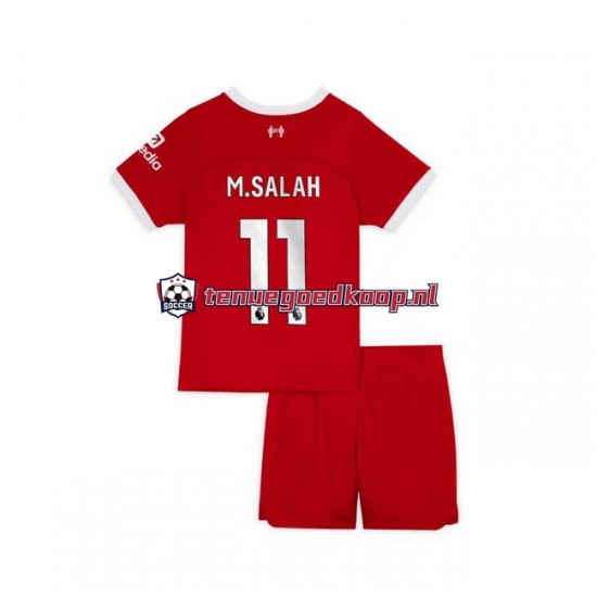 Thuis Tenue van Liverpool M.Salah 11 Kind 2-13 jaar 2023-24 Korte Mouw