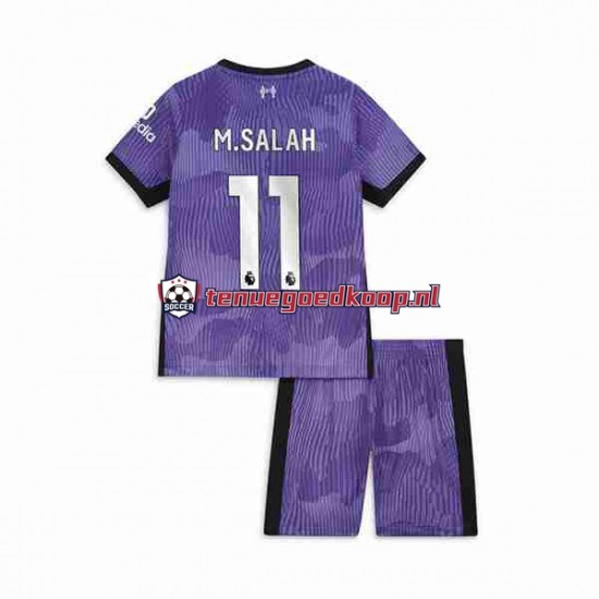 3de Tenue van Liverpool M.Salah 11 Kind 2-13 jaar 2023-24 Korte Mouw