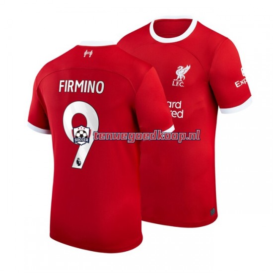 Thuis Tenue van Liverpool Roberto Firmino 9 Heren 2023-24 Korte Mouw