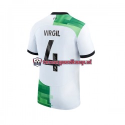 Uit Tenue van Liverpool Virgil van Dijk 4 Heren 2023-24 Korte Mouw