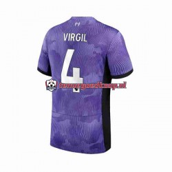 3de Tenue van Liverpool Virgil van Dijk 4 Heren 2023-24 Korte Mouw