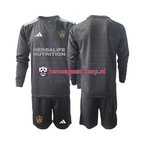 Thuis Tenue van Los Angeles Galaxy Keepersshirt Kind 2-13 jaar 2023 Lange Mouw