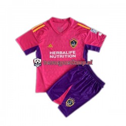 Tenue van Los Angeles Galaxy Keepersshirt Kind 2-13 jaar 2023-24 Korte Mouw Roze