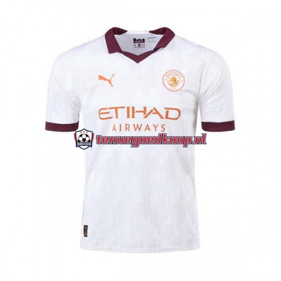 Uit Tenue van Manchester City Heren 2023-24 Korte Mouw