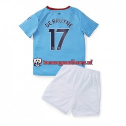 Thuis Tenue van Manchester City De Bruyne 17 Kind 2-13 jaar 2022-23 Korte Mouw