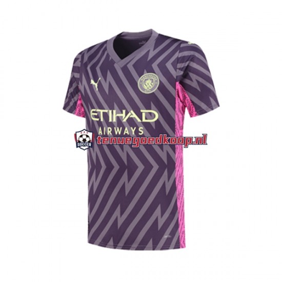 Uit Tenue van Manchester City Keepersshirt Heren 2023-24 Korte Mouw