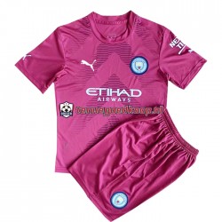 Thuis Tenue van Manchester City Keepersshirt Kind 2-13 jaar 2022-23 Korte Mouw