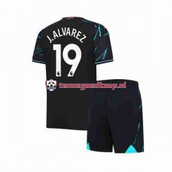 3de Tenue van Manchester City Julian Alvarez 19 Kind 2-13 jaar 2023-24 Korte Mouw