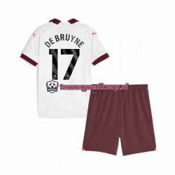 Uit Tenue van Manchester City Kevin De Bruyne 17 Kind 2-13 jaar 2023-24 Korte Mouw