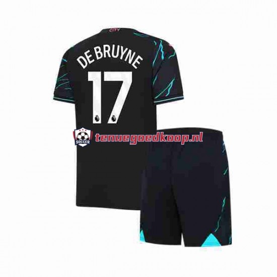 3de Tenue van Manchester City Kevin De Bruyne 17 Kind 2-13 jaar 2023-24 Korte Mouw