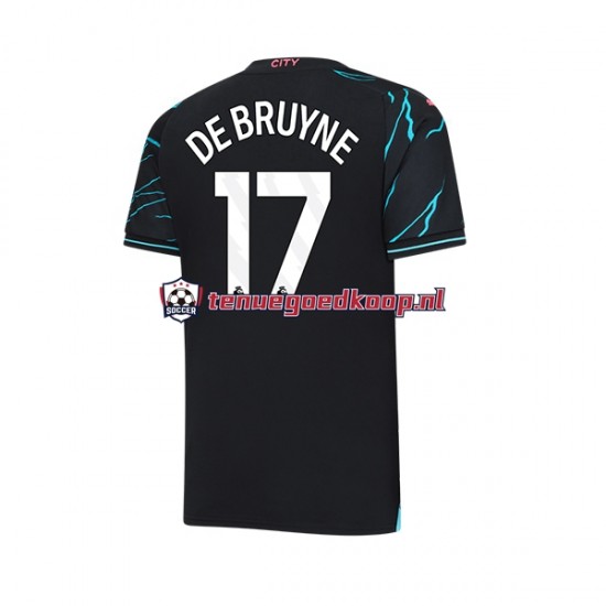 3de Tenue van Manchester City Kevin De Bruyne 17 Heren 2023-24 Korte Mouw