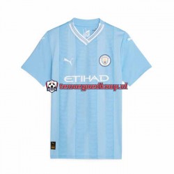 Thuis Tenue van Manchester City Dames 2023-24 Korte Mouw