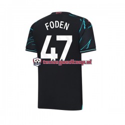 3de Tenue van Manchester City Phil Foden 47 Heren 2023-24 Korte Mouw