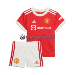 Thuis Tenue van Manchester United Kind 2-13 jaar 2021-22 Korte Mouw